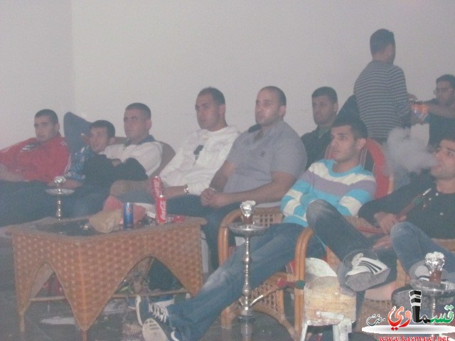 اجواء المقاهي اثناء مباراة الريال والبرشا